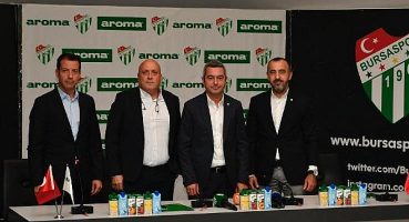 Aroma, Bursaspor’a Verdiği Desteği Bu Sezon da Sürdürüyor