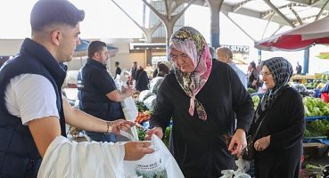 Buca pazarlarında çevre farkındalığı