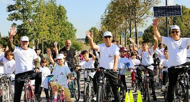 Gelenekselleşen 2.nci yetev bisiklet günü etkinliğinde öğrenci öğretmenler ve veliler tek yürek oldu