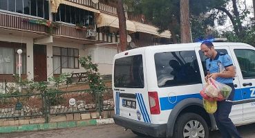 Gemlik zabıtasından şefkat örneği