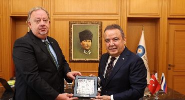 Rus Büyükelçi Yerhov’dan Başkan Böcek’e ziyaret