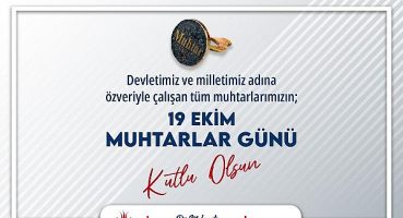 19 Ekim Muhtarlar Günü