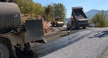 Alanya Üzümlü yolu asfaltlandı