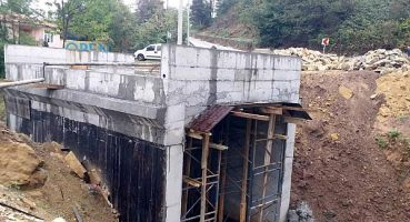 Çubuklu Osmaniye’de menfezin betonarmesi tamamlandı