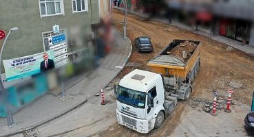 Dilovası İstiklal Caddesi’nde üstyapı çalışmaları tam gaz ilerliyor