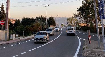 Kuruçeşme’de asfaltlamanın ardından yol çizgileri çekildi