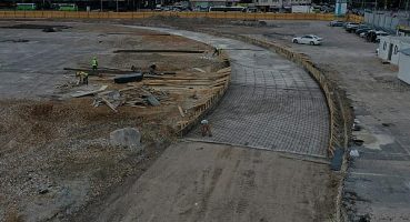 Milli İrade Meydanında temel demir imalatı