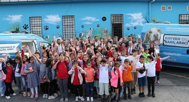 Miniklerden büyüklere “Hayvanları koruyun” uyarısı