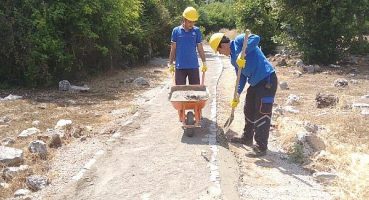 Muğla Büyükşehir 1426 Mezarlık Alanını Düzenlemeye Devam Ediyor