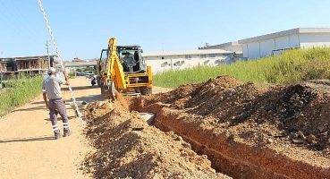 Antalya  Büyükşehir’den Manavgat’ta kanalizasyon imalatı