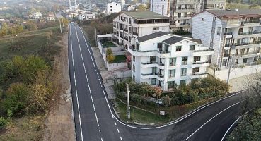 Başiskele Atatürk ve Çınar caddelerine yol çizgisi