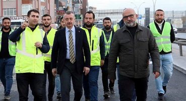 Başkan Büyükakın, D-100 kuzey yan yol genişletme projesini inceledi