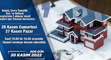 Canik Belediyesi  Tahsilat Servisi Hafta Sonu Açık Olacak