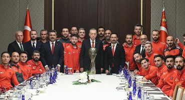 Cumhurbaşkanı Erdoğan, Ampute Futbol Milli Takımını kabul etti