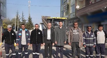 Çumra’da Şeyh Şamil Caddesi’ndeki Sıcak Asfalt Çalışmaları Tamamlandı