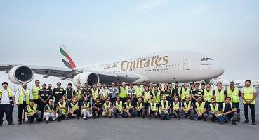 Emirates’in amiral gemisi A380, kapsamlı bir kabin yenileme ve donanım çalışması için bakıma alındı