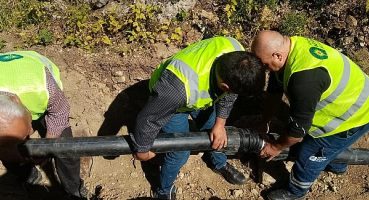 Gündoğmuşlu üreticilere sulama borusu desteği