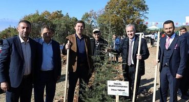 İnegöl’de 1000 Fidan Toprakla Buluştu