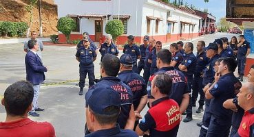 Muğla Büyükşehir İtfaiyesi Doğalgaz Yangınlarına Karşı Eğitim Aldı