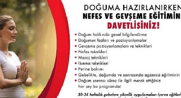 Nefes ve Gevşeme Eğitimi Doğumu Kolaylaştırıyor