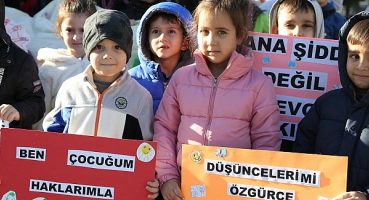 Nilüferli çocuklar hakları için yürüdü