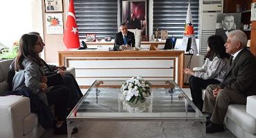 AKÜNSAT’tan Başkan Topaloğlu’na ziyaret