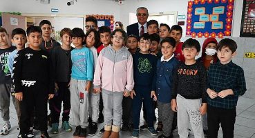 Başkan Topaloğlu öğrencilerin heyecanına ortak oldu