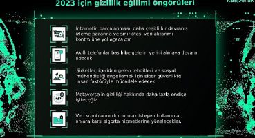 İnternetin parçalanması, metaverse, güvenlik sigortası: Kaspersky'den 2023 için gizlilik öngörüleri