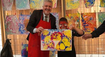 Başkan Gerenli çocuklarla birlikte eğlendi!