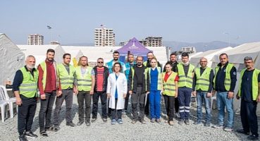 Ameliyathane de faaliyette Hatay'daki sahra hastanesinde günde 350 hasta tedavi ediliyor