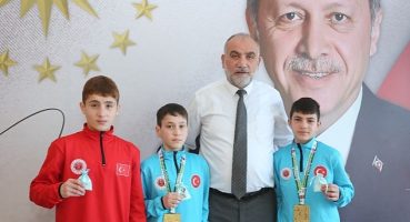 Başkan Sandıkçı Avrupa Şampiyonlarını Ağırladı