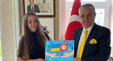 Başkan Topaloğlu'na Türkiye-Ukrayna Temalı Resim