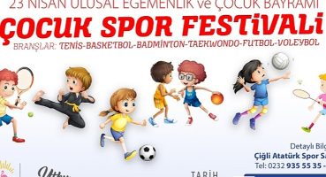 Çiğli “23 Nisan Çocuk Spor Festivaline" Hazır