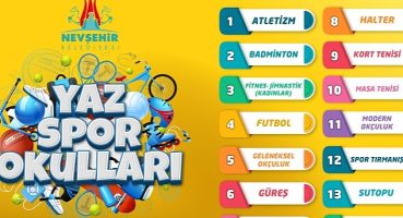 Nevşehir Belediyesi: Yaz Spor Okulları İçin Kayıtlar Başladı