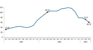 TÜİK: İnşaat maliyet endeksi yıllık %60,70, aylık %2,16 arttı