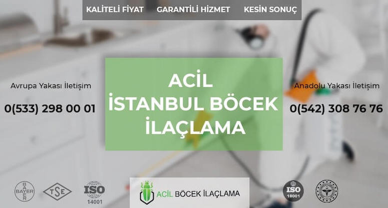 Garantili Böcek İlaçlama