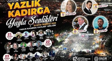 Gölcük Belediyesi Yazlık Kadırga Şenliği 21-22-23 Temmuz'da