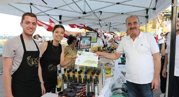 Tirilye zeytin şenliği ile çoştu 