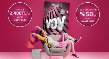 Alternatif Bank VOV Kart ile müşterilerine, yıllık 2 bin 400 TL'ye kadar nakit iade imkanı sunuyor