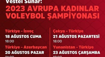 Avrupa Kadınlar Voleybol Şampiyonası Heyecanı Vestel Amfi'de Yaşanacak!