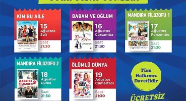 Bergama Belediyesi “Yazlık Sinema Günleri" Başlıyor