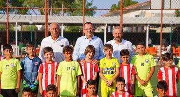 Cumhuriyet Kupası Başkan Ergin'in Santra Vuruşuyla Başladı