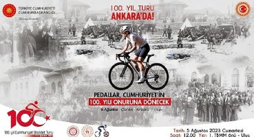 Cumhuriyet Yolunda, Tarihin İzinde Geçen 100. Yıl Cumhuriyet Bisiklet Turu, 5 Ağustos Cumartesi günü Bağımsızlığımızın Simgesi Başkent Ankara'da son buluyor