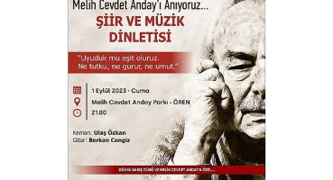 Milas Belediyesi'nden Melih Cevdet Anday'ı anma etkinliği