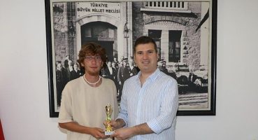 Tayfun Canlı, şampiyon ile buluştu!