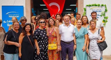 İkinci satış ofisi Cunda'ya