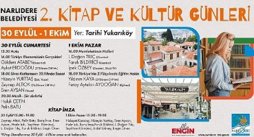 Narlıdere 2.Kitap ve Kültür Günleri için Geri Sayım