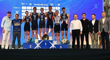 25 ülkeden 280 sporcu Yenişehir Avrupa Triatlon Kupası'nda mücadele etti