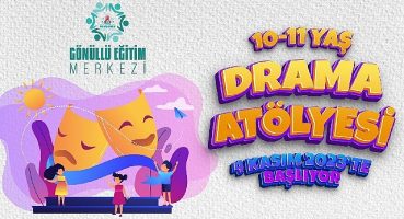 Çocuklar için ücretsiz drama atölyesi etkinliği başlıyor