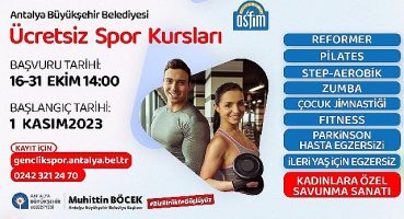 Sağlıklı yaşam için haydi ASFİM spor kurslarına kayıtlar başladı